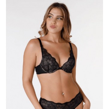 Wonderbra Spirit Triangle Lace Longline BH